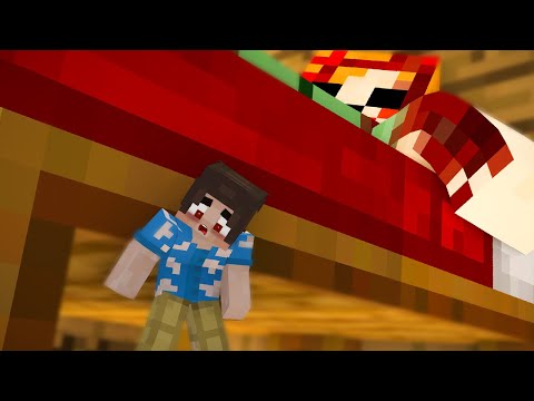 BOBBY1545'İN EVİNDE KÜÇÜLEREK 1 GECE GEÇİRDİM 🥵 - Minecraft