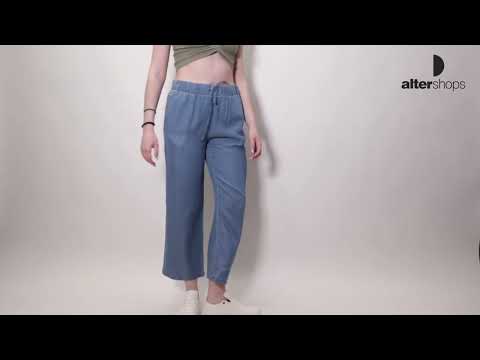VERO MODA VMLILIANA MR WIDE CULOTTE PANT GA Μπλε 10261003