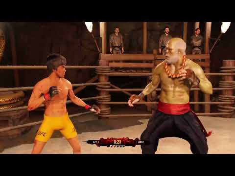 UFC 4 - Bruce Lee vs Maestro Hulk - Kumite Full Fight - Super Dragon 🔥
