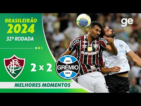 Gols e lances de Fluminense x Grêmio