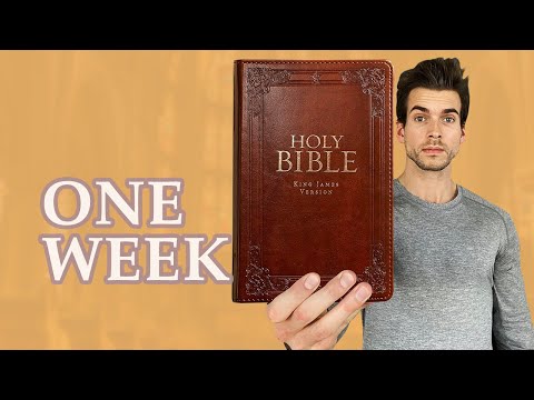 I Read The Entire Bible In One Week, This Is What I Learned (Easter Bible Project)