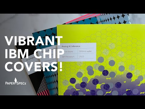 Vibrant IBM Research Computer Chip Album Covers – Paper Inspiration No. 538
