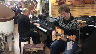Video thumbnail for Offenbach Piano Demo and Tanglewood Roadster II TWR2 PE Guitar  Sherwood Phoenix Christmas Clearance by Sherwood Phoenix