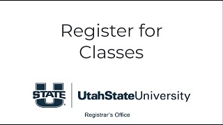 Register for classes in Banner Registration