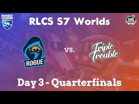 RLCS S7 Worlds Day 3 - Rogue vs. Triple Trouble | Hat Trick Highlights