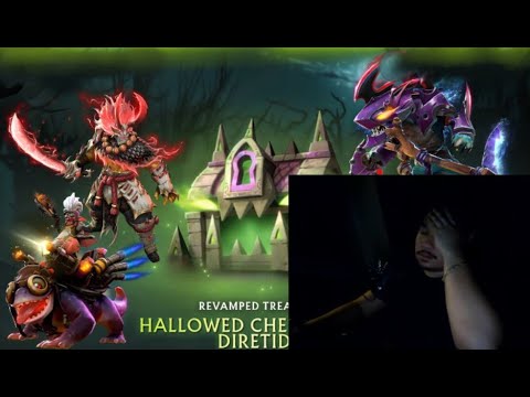 I TRIED OPENING HALLOWED CHEST OF THE DIRETIDE AND THIS IS WHAT I GOT! DOTA 2 | DIRETIDE I