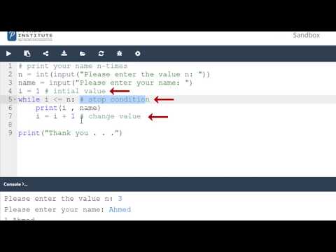 Pcap Programming Essentials In Python Module 3 Loops While_part 3