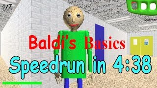 Baldis Basics Any% Speedrun in 4:382