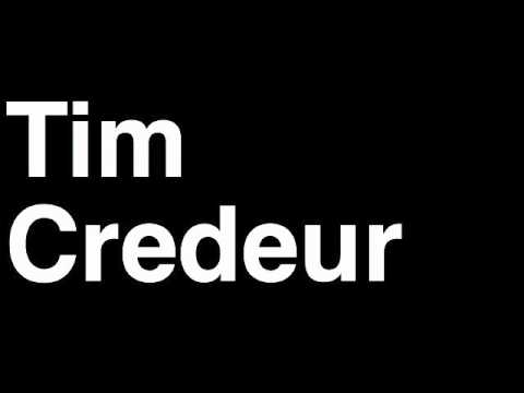 How to Pronounce Tim Credeur Middleweight Fighter UFC MMA TKO KO Knock Out Punch Hit