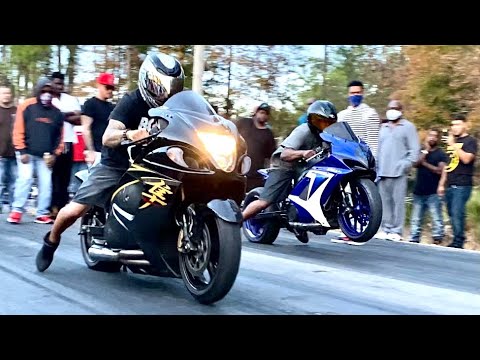 JACKSONVILLE STREET BIKE RACES | Gxsr1000, Hayabusa, Kawasaki, Banshees & More