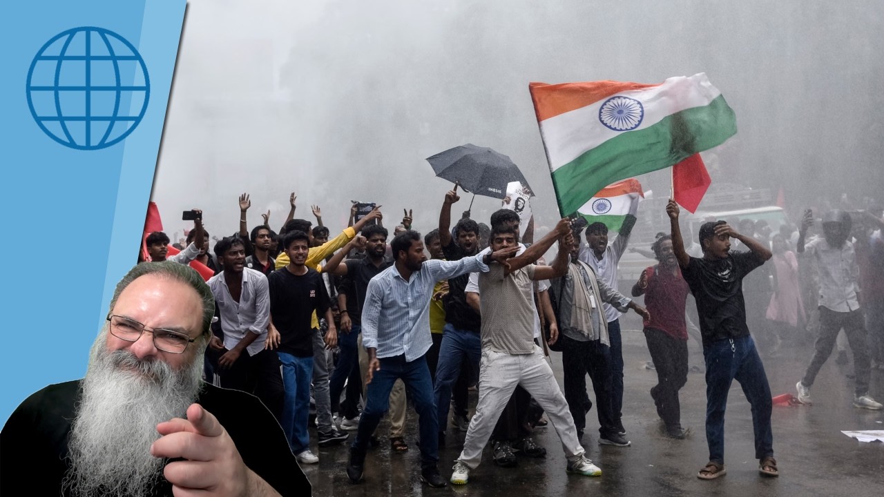 PROTESTOS na INDIA contra MINISTRO do SUPREMO que CHAMOU JOVENS CRÍTICOS de BARATAS