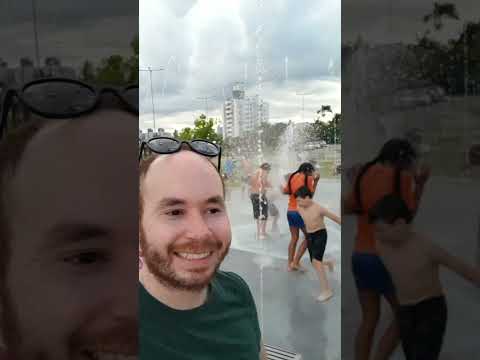 Diversão Pura! Conheça a Fonte Interativa de Criciúma/SC 💦 #criciúma #santacatarina #chafariz