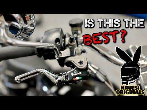 Hooking up a brembo RCS19 front master and brake switch, M8 softail Kruesi Vlog #77