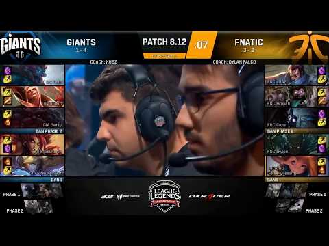 GIA (SirNukesAlot Zyra) VS FNC (Caps Zoe) Highlights   2018 EU LCS Summer W3D2