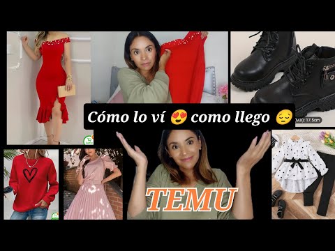 TEMU/ CÓMO LO VÍ 😍COMO LLEGO 😔#moda #tendenciasmoda #temuhaul #temple #TEMU#modamujer #ropademuñecas