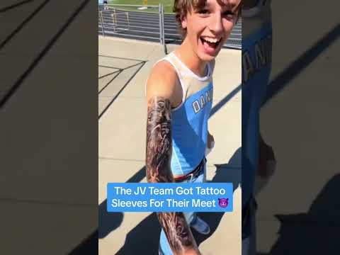 They got Tattoo Sleeves for their Track Meet 😱🔥 #shorts