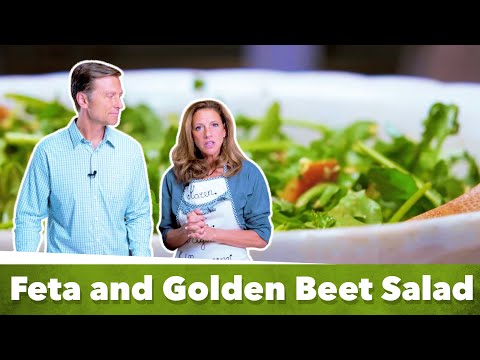 Keto Feta and Golden Beet Salad Recipe | Eric and Karen Berg
