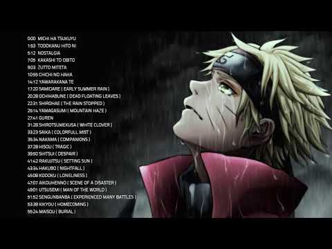 Best Naruto Shippuden Sad OST - 1 Hour Anime Music | Rain Mixed | 2021