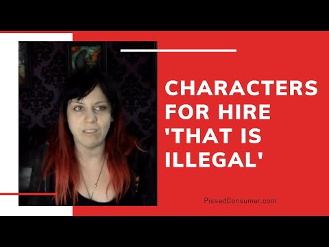 Characters For Hire - Extremely dishonest company that doesnt like paying people