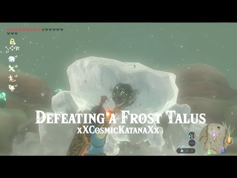 Defeating a Frost Talus
