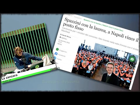 Laureati vincono il concorso per spazzini e Pasquale Lino Romano non ci sta - La Zanzara 6.12.2022