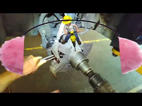 VW 1J 9M: Front wheel bearing replacement