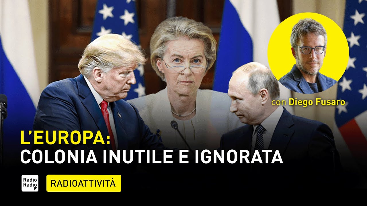 Putin e Trump in Alaska: l'Europa suddita, invece, a casa sul divano