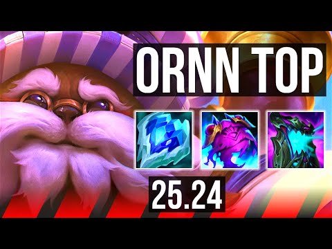 ORNN vs TRUNDLE (TOP) | Good KDA: 8/1/13 | EUW Master | 25.24