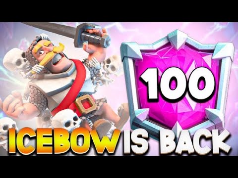 Top 100 Global Ladder PUSH w/ICEBOW❄️🌎 - Clash Royale