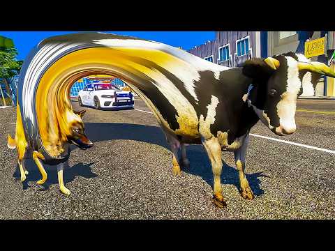 Stopping Crime As A Shapeshifting Police K9 In GTA 5 RP