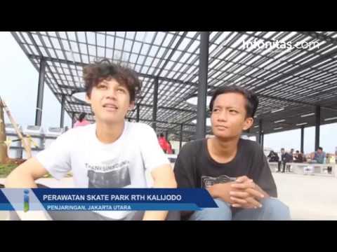 Perawatan Skate Park di RTH Kalijodo Perawatan Skate Park di RTH Kalijodo