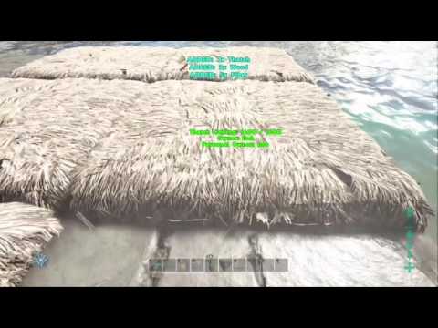 Taming Raft Tutorial (Ark survival evolved) For Land And Air Dinosaurs!