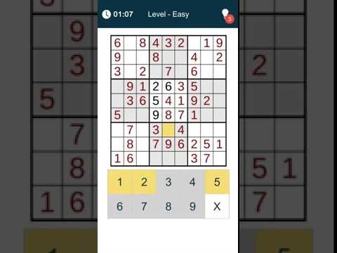 Sudoku - Numbers Puzzle Video