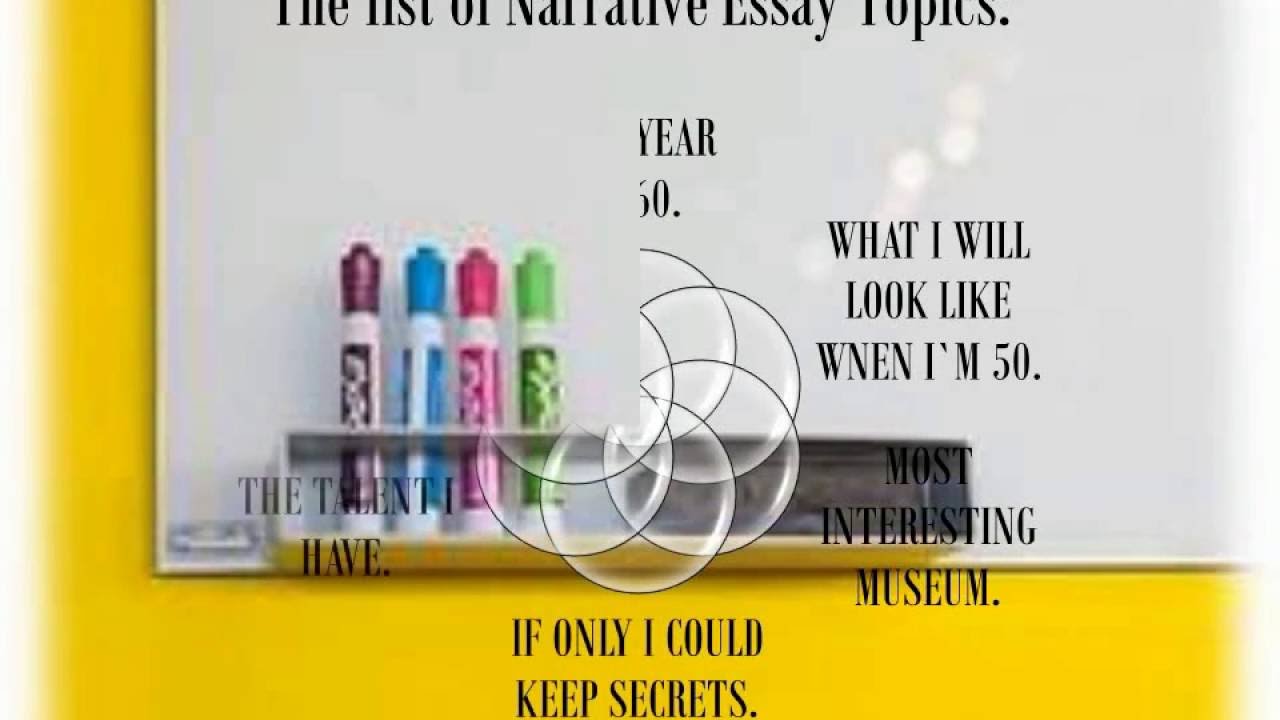 Narrative Essay Topics
