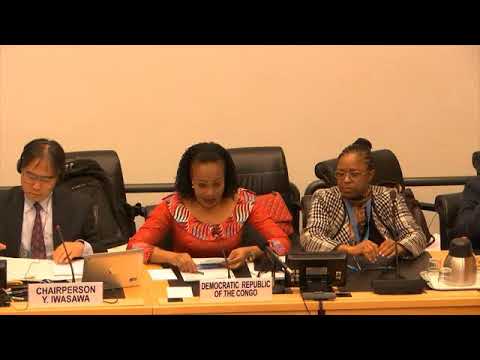 United Nations, New York. Democratic Republic of Congo 341, 121st Session of Human Rights Committee