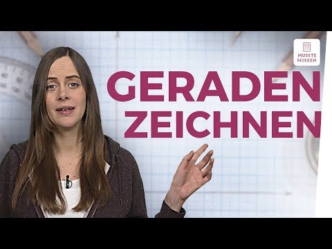 Lineare Funktion zeichnen I Gerade zeichnen I Aufgabe I musstewissen Mathe