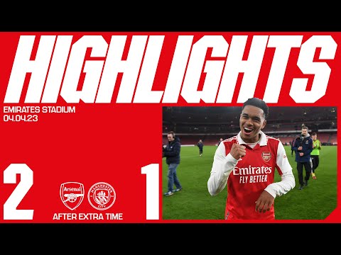 HIGHLIGHTS | Arsenal vs Manchester City (2-1) | Our U18s are in the Youth Cup final!