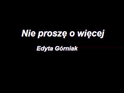 Nie proszę o więcej - Edyta Górniak (cover Ola Marek)