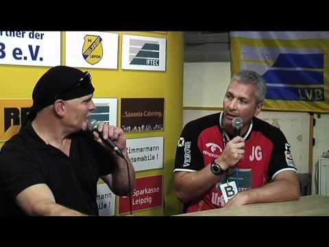 LEIPZIG FERNSEHEN: Pressekonferenz nach den Sachsenderby SG LVB - EHV Aue 31:30 (17:16)