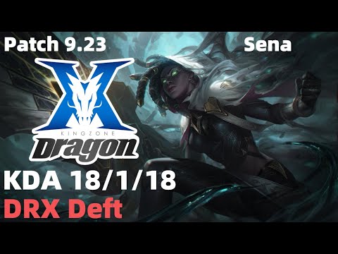 LoL DRX Deft Sena Adc vs Vayne Patch 9 23