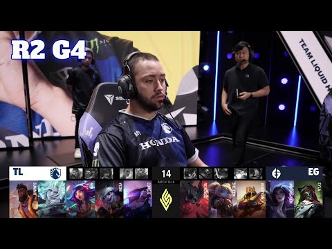 TL vs EG - Game 4 | Round 2 Playoffs S13 LCS Summer 2023 | Team Liquid vs Evil Geniuses G4 full