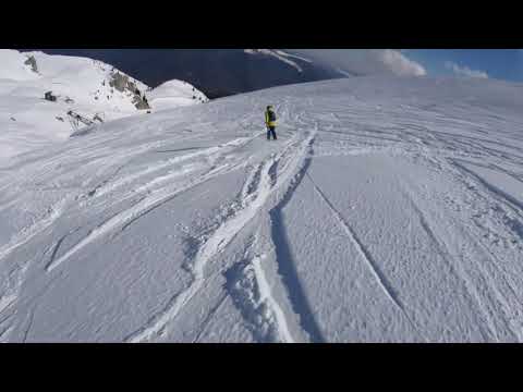 Off piste skiing in Sinaia- Romania