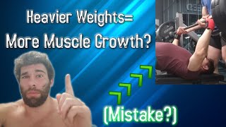 How HEAVY Should You Lift For Muscle Growth? (Avoid Mistakes!)