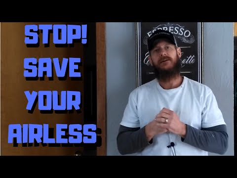Graco Airless Paint Sprayer Maintenance (applying TSL)