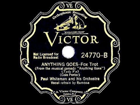 1935 HITS ARCHIVE: Anything Goes - Paul Whiteman (Ramona Davies, vocal)