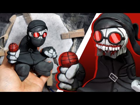 [FNF] Making Hank J. Wimbleton Sculpture Timelapse [Madness Combat] - Friday Night Funkin Mod