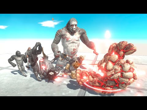 ALL MUTANT PRIMATES vs EVERY UNIT   Animal Revolt Battle Simulator