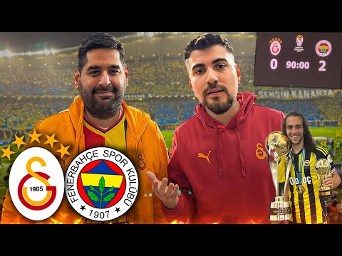 WE WERE CRUSHED IN THE FINAL 🤬 GUENDOUZI PUT ON A SHOW | Galatasaray 0-2 Fenerbahçe Stadium Vlog