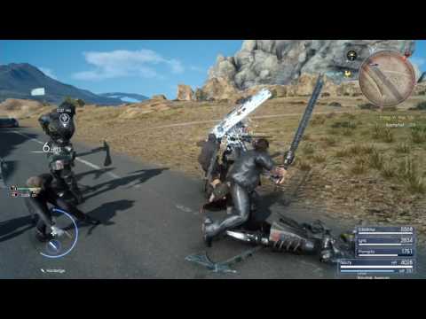 Final Fantasy XV vs Magitec axemen