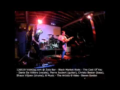 120519 VidAGig.com @ Zula Bar - Black Market Riots - The Cost Of You ©